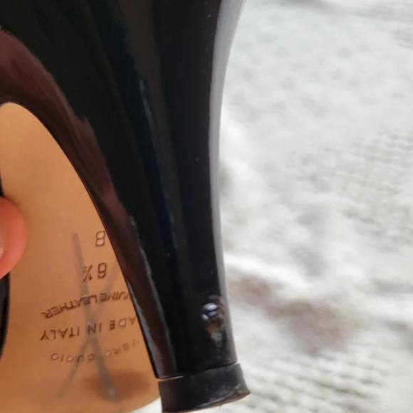 Just Capucci- Black, slip on style pointy toe heel. - Picture 11 of 11